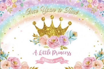 Little Princess First Birthday Backdrop Decoration Prop Photography Background