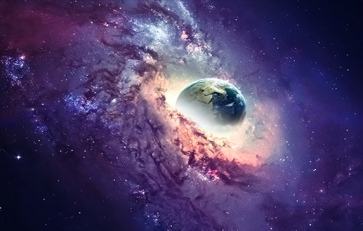 Seamless Astronomy Colorful Galaxy Stars Sky Night Black Hole Backdrops Children Studio Photography Background Props