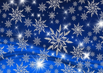 Snowflake Backdrop Christmas Party Decoration Prop Photography Background