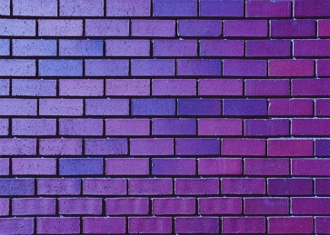 Personalise Purple Brick Wall Backdrop Decoration Prop Photo Booth Studio Photography Background 