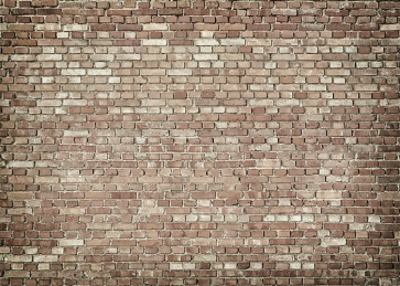 Personalise  Retro Light Brown Brick Wall Backdrop Studio Video Photography Background Decoration Prop