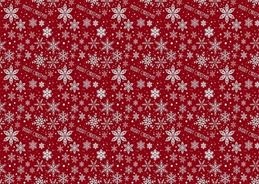 Red Snowflake Merry Christmas Backdrop Party Decoration Prop Photography Background