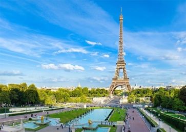 Paris Eiffel Tower Backdrop Party Studio Photography Background