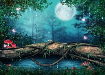 Fairy Tale World Enchanted Forest Wonderland Backdrop Party Studio Photography Background