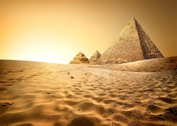 Egyptian Scenic Background Pyramid Desert Photography Backdrop For Stage Photography Prop