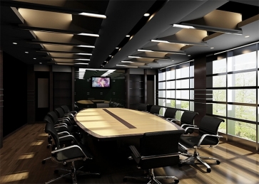 Large Meeting Room Office Backdrop Screen Virtual Video Photography Background