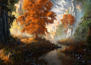 Oil Painting Fall Backdrop Studio Portrait Photography Background