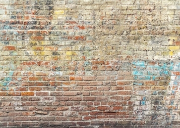 Retro Graffiti  Brick Wall Backdrop Studio Stage Photography Background