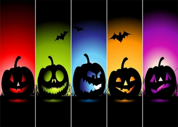 Various Styles Pumpkin Theme Happy Halloween Backdrop Party Photography Background