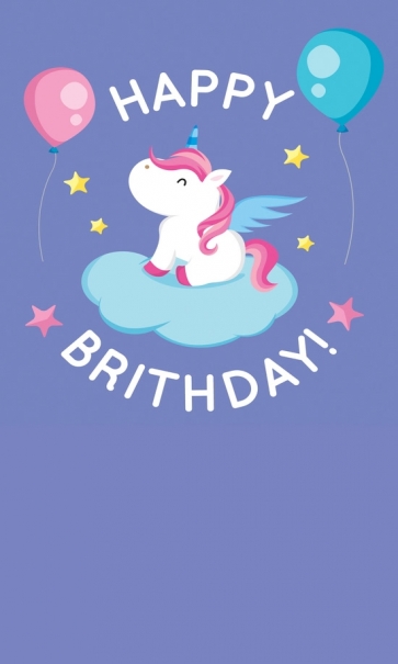  Baby Birthday Party Background Props Unicorn Backdrop 