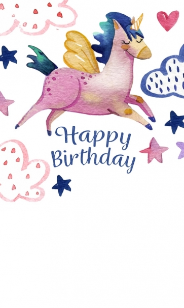 Attractive Fashion Birthday Party Unicorn Backdrop For Baby