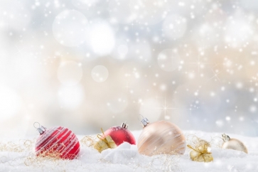 Glitter Snowflake Christmas Picture Backdrop Stage Photo Booth Photography Background Decoration Prop