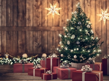 Christmas Tree Theme Merry Christmas Backdrop Photography Background Decoration Prop