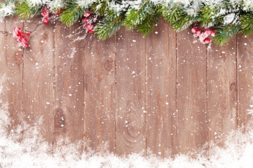 Snowflake Wood Wall Wedding Christmas Photo Booth Backdrop Stage Photography Background Decoration Prop