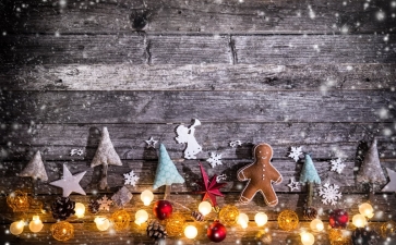 Wood Christmas Backdrop Stage Photography Background Decoration Prop