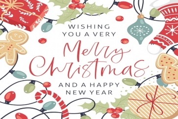 Happy New Year Merry Christmas Backdrop Photography Background Decoration Prop