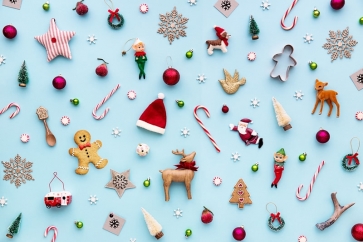 Lovely Cartoons Baby Shower Christmas Photo Backdrop Photography Background Decoration Prop