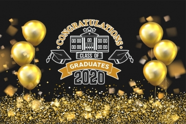 2020 Congratulations to Graduates Graduation Party Background Photography Photo Backdrops