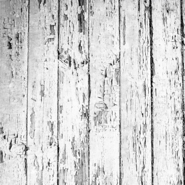 Retro Vintage Old White Paint Falling Off Vinyl Wood Backdrops