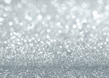 Silver Glitter Bokeh Powder Bright Spot Backdrop Party Photo Props Background