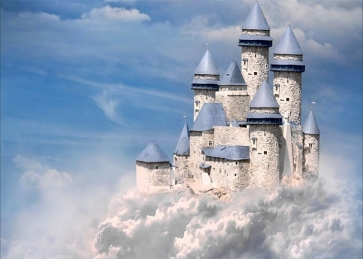 In The Cloud Castle Background Party Photography Backdrop