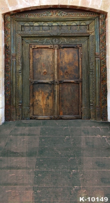 Vintage Continental Iron Doorway Backdrop Studio Photography Background Decoration Prop