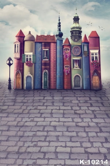 Book Castle in Fairy Tales Children's Photography Backdrops