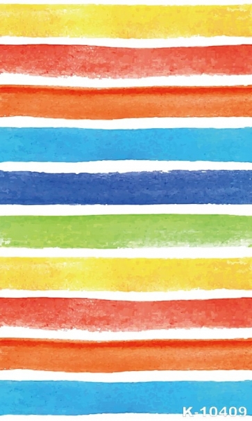 Rainbow Color Striped Personalized Backdrop Studio Background