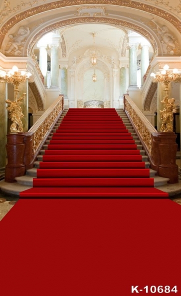 Grand Hall Red Carpet Stairs Wedding Best Large Photography Backdrops