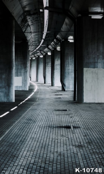 Road under the Bridge Building Vinyl Photography Backdrops