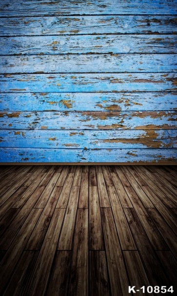 Vintage Old Blue Wooden Wall Background Vinyl Photography Wood Backdrops