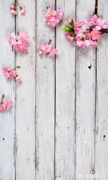 Wooden Board Flower Personalized Background Professional Backdrops