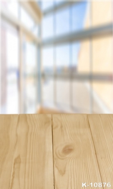 Blurred Windows Background Wood Floor Blurred Background