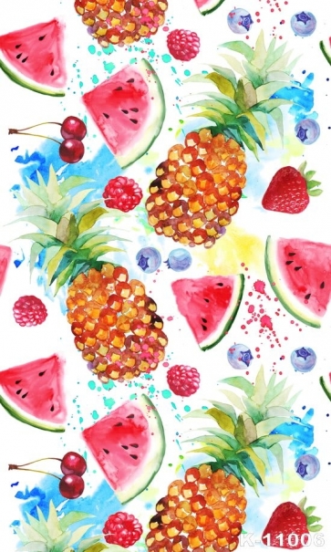 Various Fruits Personalized Backdrop Vinyl Photography Backdrops