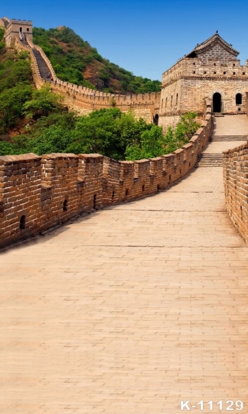 The Great Wall in China Beacon Tower Scenic Picture Backdrop