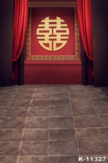 Ancient Chinese Wedding Ceremony Hall Inexpensive Photography Backdrops