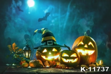 Horrible Terror Pumpkin Theme Halloween Backdrops Studio Photography Background