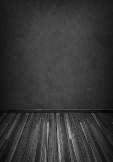Wood Floor Black Wall Textured Backdrop Studio Portrait Photography Background Prop