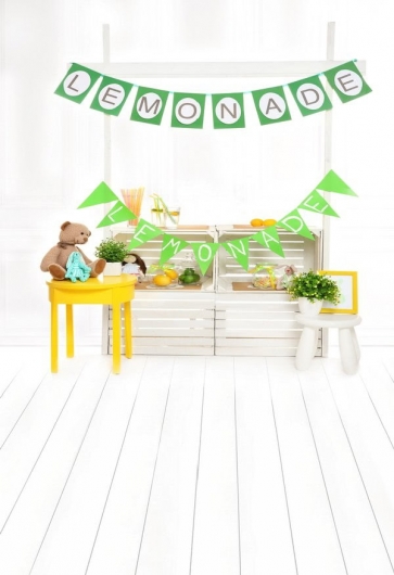Lemonade Banner Wood Frool Baby Shower Birthday Party Backdrop Decoration Prop Photography Background