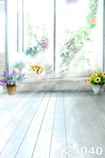 Stereoscopic Flower House Indoor Wedding Studio Photo Backdrops