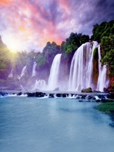 Spectacular Waterfall Wonderful Scenery Photography Photo Studio Backdrops
