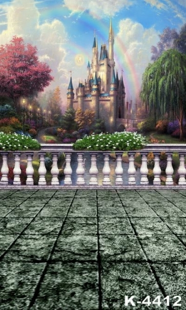 Scenic Backdrops Castle Building Studio Background Vinyl Photography Backdrops