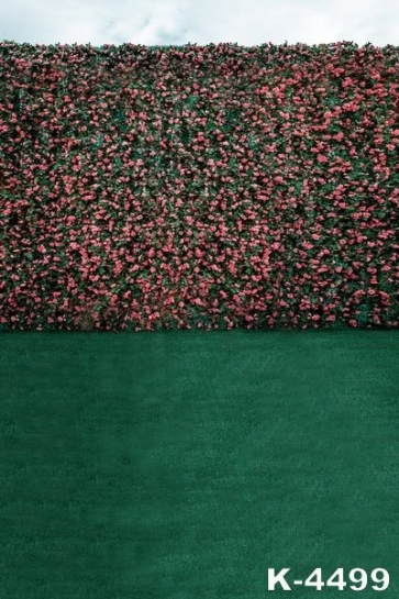 Green Grassland Roses Flowers Wall Wedding Best Photography Backdrops
