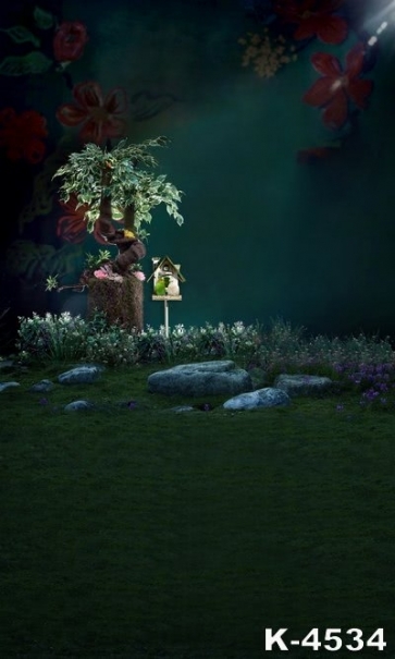  Park Under The Moon Stage Backdrop Baby Photography Props