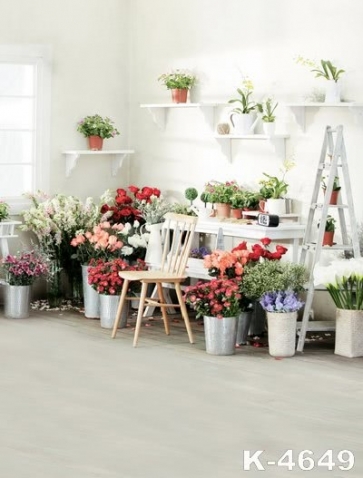 Various Plant Flower Pots Baby Photography Props Studio Backdrop