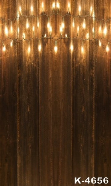 Wooden Wall And Light Combined Vinyl Photography Studio Backdrops