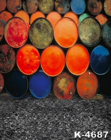 Personalized Scrap Iron Buckets Vinyl Photography Backdrops