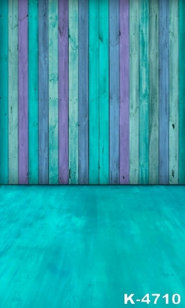 Multicolor Wooden Wall Photography Background Custom Backdrops