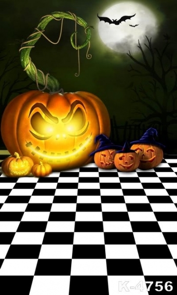  Halloween Party Photography Backdrops Custom Pumpkin Background