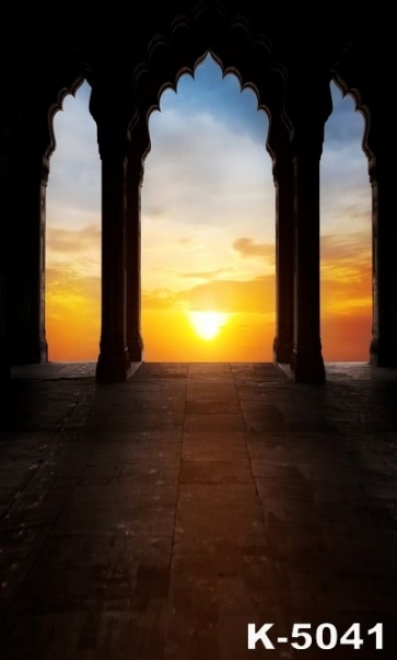 Inside Ancient Architecture Building Scenic Backdrops Photo Studio Background